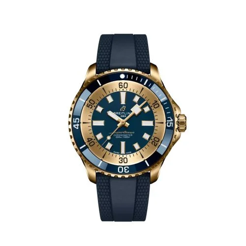 Breitling - N173761A1C1S1 SuperOcean Automatic 42 Bronze / Blue / USA
