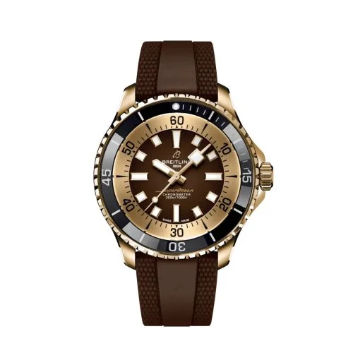 Breitling - N17376201Q1S1 SuperOcean Automatic 44 Bronze / Brown / Rubber