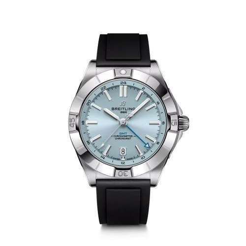 Breitling - P32398101C1S1 Chronomat 40 GMT Stainless Steel - Platinum / Ice Blue