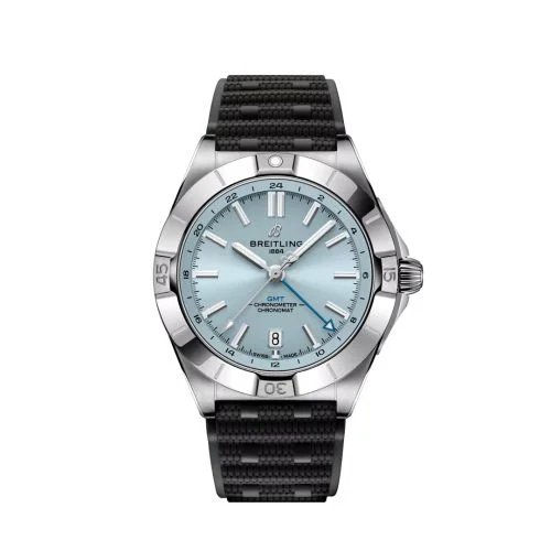 Breitling - P32398101C1S2 Chronomat 40 GMT Stainless Steel - Platinum / Ice Blue