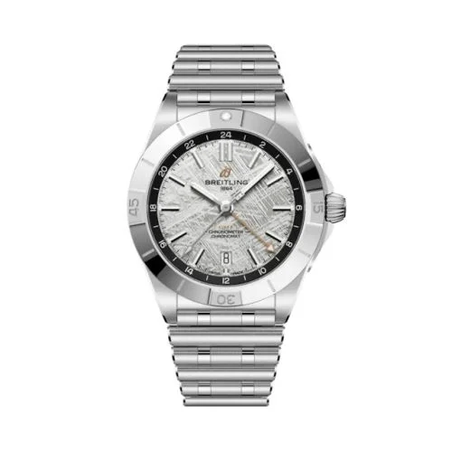 Breitling - P323982A1F1A1 Chronomat 40 GMT Stainless Steel / Erling Haaland / Rouleaux