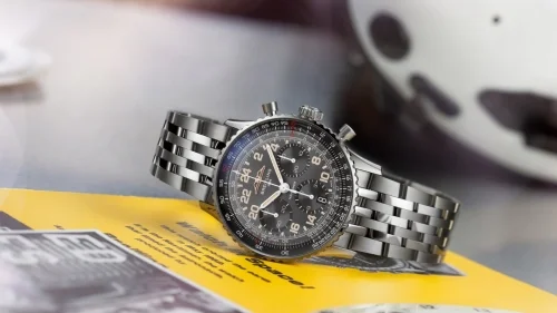 Breitling Breitling - PB02302A1B1A Navitimer B02 Chronograph 41 Cosmonaute Stainless Steel - Platinum / Japan