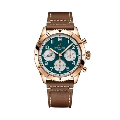 Breitling - R233802A1L1X1 Classic AVI Chronograph 42 Super Bowl LIX Philadelphia Eagles Limited Edition