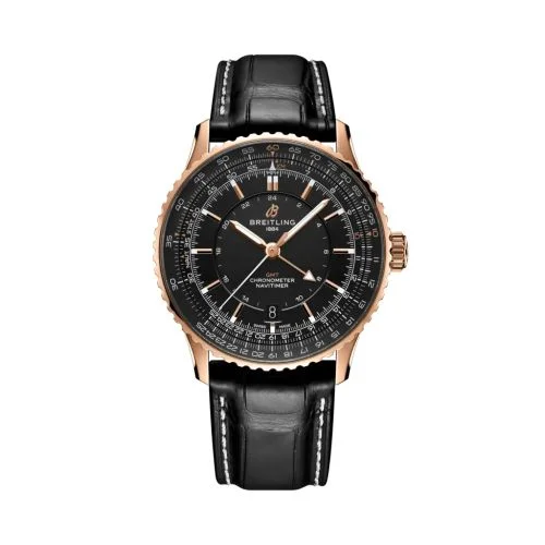 Breitling - R323101A1B1P1 Navitimer GMT 41 Automatic Red Gold / Black / Japan
