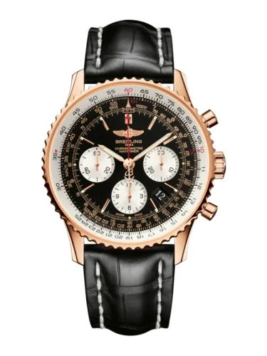Breitling - RB012012/BA49/743P/R20BA.1 Navitimer 01 43 Red Gold / Black / Alligator / Pin