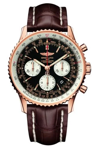 Breitling - RB0120121B1P1 Navitimer 01 43 Red Gold / Black / Alligator
