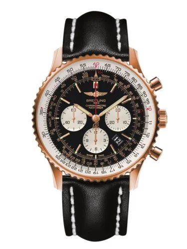 Breitling - RB012721.BD10.441X Navitimer 01 46 Red Gold / Black / Calf