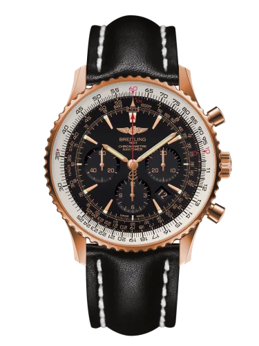 Breitling - RB0127E6/BF16/441X/R20BA.1 Navitimer 01 46 Red Gold / Black / Calf / Pin