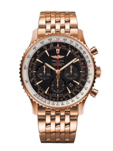 Breitling - RB0127E6/BF16/443R Navitimer 01 46 Red Gold / Black / Bracelet
