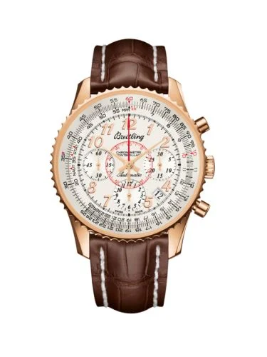 Breitling - RB013012.G736.431X Montbrillant 01 Red Gold / Mercury Silver / Calf