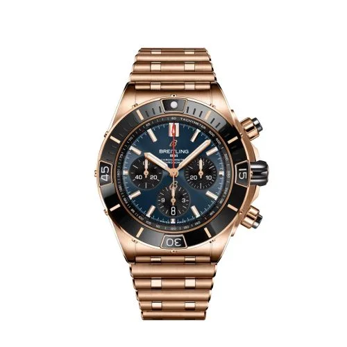 Breitling - RB01362A1C1R1 Super Chronomat B01 44 Red Gold / Blue / Rouleaux