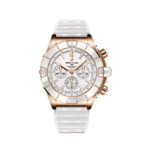 Breitling - RB01364A1G1S1 Super Chronomat B01 44 Red Gold / White / Japan