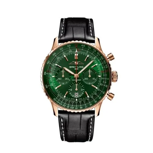 Breitling - RB01385A1L1P1 Navitimer B01 Chronograph 43 Red Gold / Korea