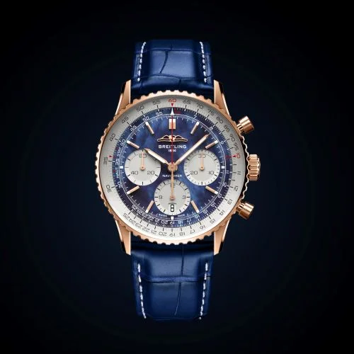 Breitling - RB01392A1C1P1 Navitimer B01 Chronograph 41 Red Gold / Blue MOP / S&S Hanoi