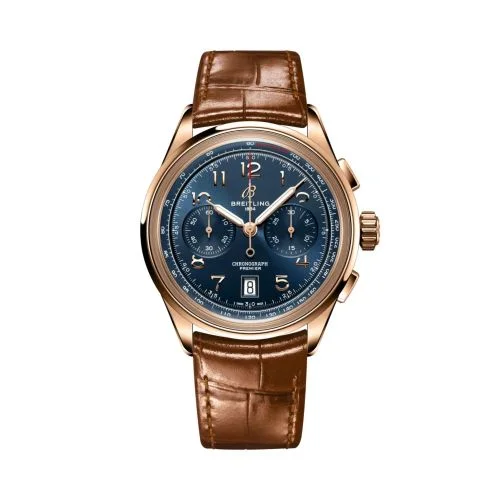 Breitling - RB0145171C1P1 Premier B01 Chronograph 42 Red Gold / Blue