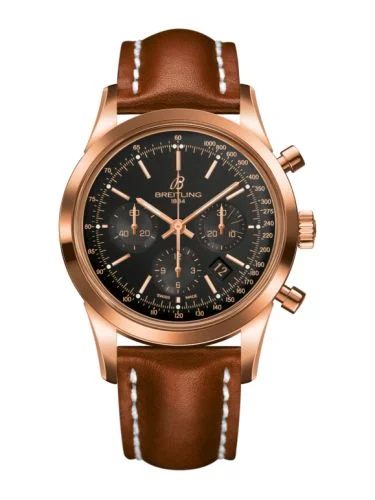 Breitling - RB015212.BB16.433X Transocean Chronograph Red Gold / Black / Calf