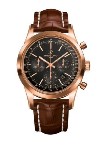 Breitling - RB015212.BB16.737P Transocean Chronograph Red Gold / Black / Croco