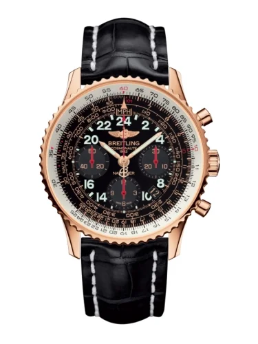 Breitling Breitling - RB0210B5.BC19.743P Cosmonaute Red Gold / Black  / Croco
