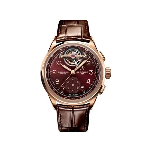 Breitling - RB21202A1K1P1 Premier Heritage B21 Chronograph Tourbillon Red Gold / Red / Japan