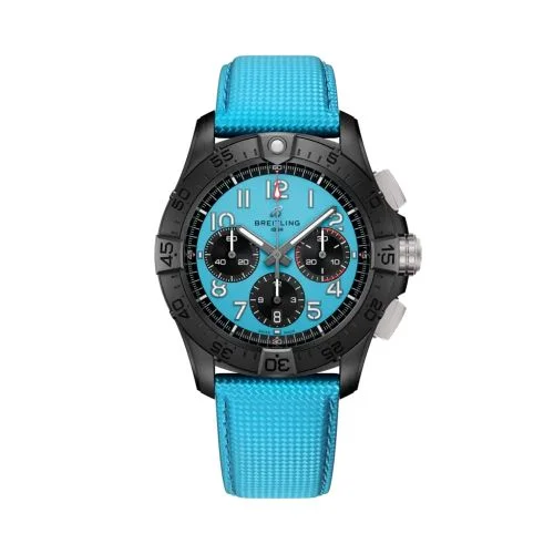 Breitling - SB0146101L1X1 Avenger B01 Chronograph 42 Night Mission / Ice Blue / Strap