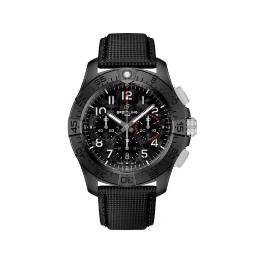 Breitling - SB0147101B1X1 Avenger B01 Chronograph 44 Night Mission / Black / Strap
