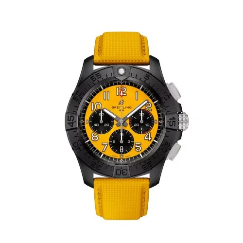 Breitling - SB0147101I1X1 Avenger B01 Chronograph 44 Night Mission / Yellow / Strap