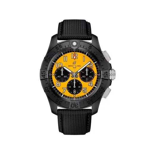 Breitling - SB0147101I1X2 Avenger B01 Chronograph 44 Night Mission / Yellow / Strap