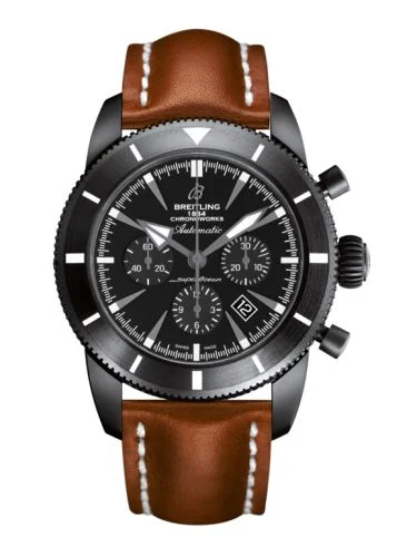 Breitling - SB0161E4.BE91.439X Superocean Heritage 46 Chronoworks Ceramic / Black / Calf