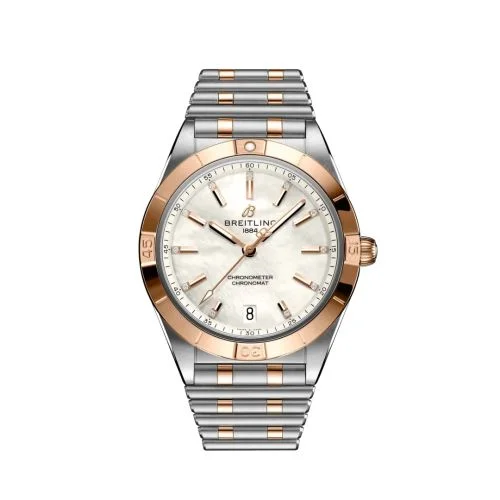 Breitling - U10380101A2U1 Chronomat Automatic 36 Stainless Steel / Red Gold / MOP / Rouleaux