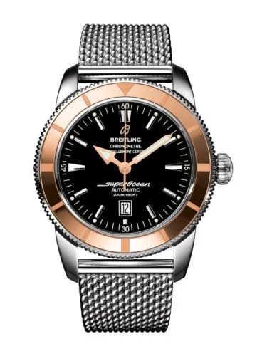 Breitling - U1732012.B868.439X Superocean Heritage 46 Stainless Steel / Red Gold / Black / Calf