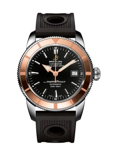 Breitling - U1732112.BA61.200S Superocean Heritage 42 Stainless Steel / Red Gold / Volcano Black / Rubber