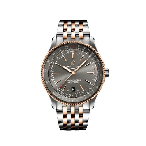 Breitling - U17326121M1U1 Navitimer Automatic 41 Automatic Stainless Steel / Rose Gold / Grey / Bracelet
