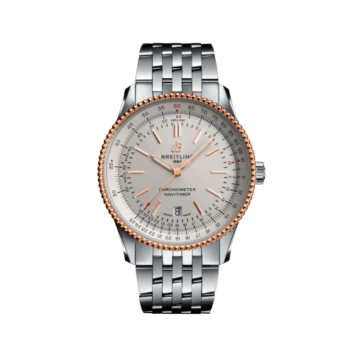 Breitling - U17326211G1A1 Navitimer Automatic 41 Automatic Stainless Steel / Rose Gold / Silver / Bracelet