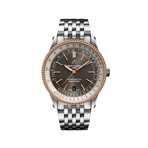 Breitling - U17326211M1A1 Navitimer Automatic 41 Automatic Stainless Steel / Rose Gold / Grey / Bracelet