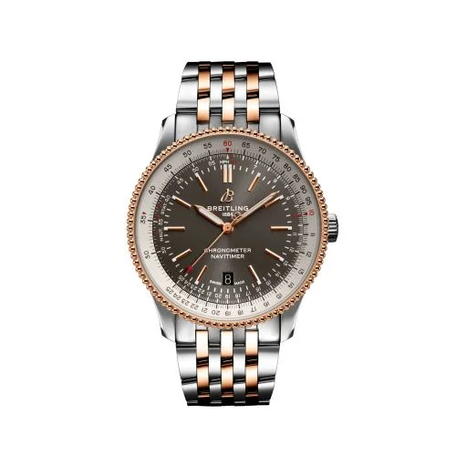 Breitling - U17326211M1U1 Navitimer Automatic 41 Automatic Stainless Steel / Rose Gold / Grey / Bracelet