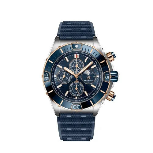 Breitling - U19320161C1S1 Super Chronomat 1461 Days 44 Stainless Steel / Red Gold / Blue / Rubber