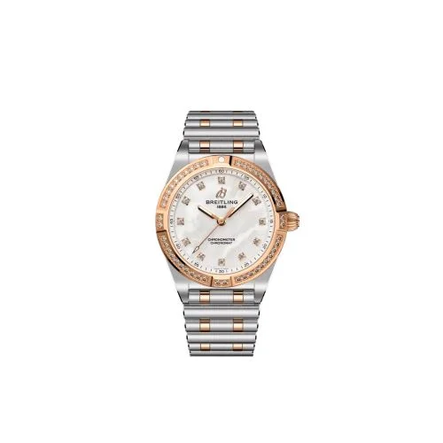 Breitling - U72310531A1U1 Chronomat 28 Stainless Steel - Red Gold / MOP