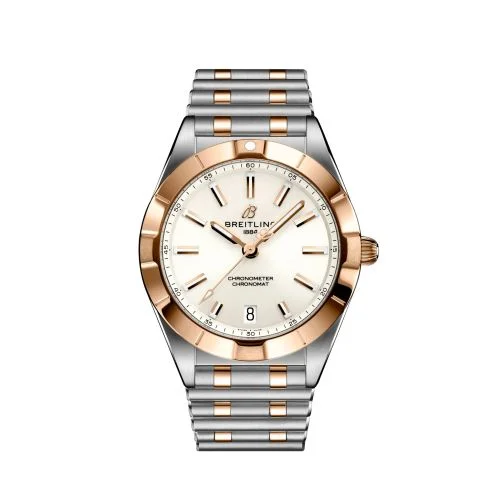 Breitling - U77310101A1U1 Chronomat 32 Stainless Steel / Red Gold / White / Rouleaux