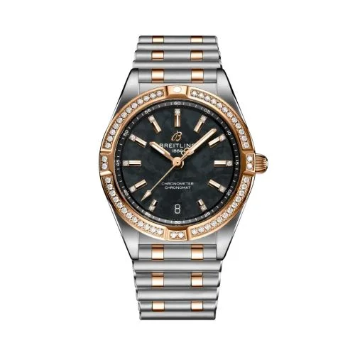 Breitling - U773102A1B1U1 Chronomat 32 Stainless Steel - Red Gold - Diamond / Black MOP