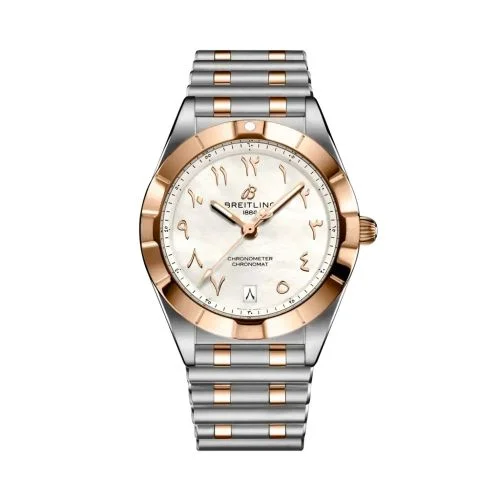 Breitling - U773103A1A1U1 Chronomat 32 Stainless Steel - Red Gold / MOP - Arabic / Rouleaux