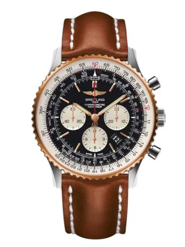 Breitling - UB012721.BE18.439X Navitimer 01 46 Stainless Steel / Red Gold / Black / Calf