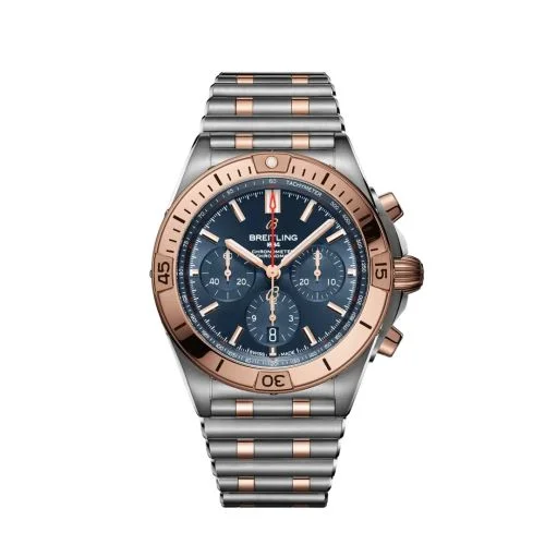 Breitling - UB0134101C1U1 Chronomat B01 42 Stainless Steel / Red Gold / Blue / Rouleaux