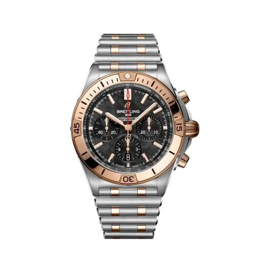 Breitling - UB01341A1B1U1 Chronomat B01 42 Stainless Steel / Red Gold / Black MOP / USA