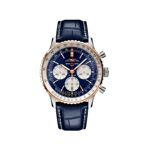 Breitling - UB01381A1C1P1 Navitimer B01 Chronograph 43 Stainless Steel - Red Gold / Aeromexico