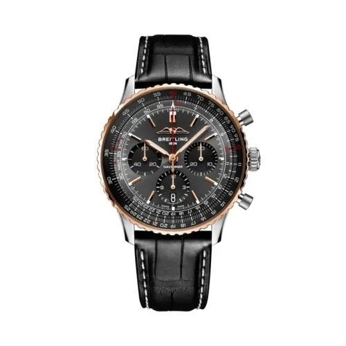 Breitling - UB01384A1B1P1 Navitimer B01 Chronograph 43 Stainless Steel - Red Gold / USA