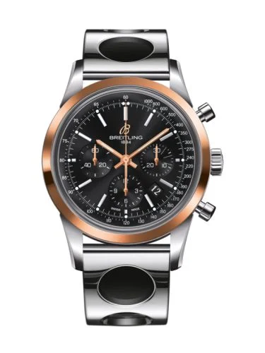 Breitling - UB015212.BC74.222A Transocean Chronograph Stainless Steel Red Gold / Black / Air Racer