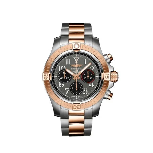 Breitling - UB01821A1B1U1 Avenger B01 Chronograph 45 Stainless Steel / Red Gold / Anthracite / Bracelet