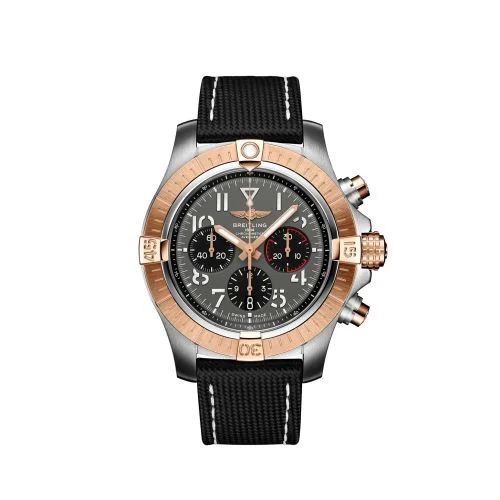 Breitling - UB01821A1B1X1 Avenger B01 Chronograph 45 Stainless Steel / Red Gold / Anthracite / Strap - Pin
