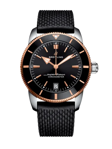 Breitling - UB2010121B1S1 Superocean Heritage II B20 Automatic 42 Stainless Steel - Red Gold / Black / Rubber / Folding