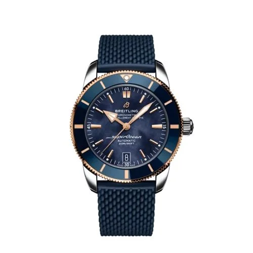 Breitling - UB20104A1C1S1 Superocean Heritage II B20 Automatic 42 Stainless Steel - Red Gold / Blue MOP / Boutique